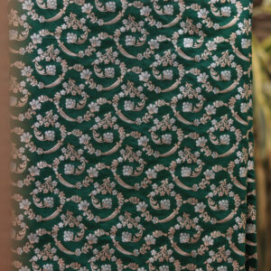Premium Green Brocade Silk Fabric