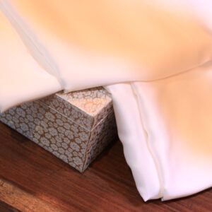 Premium White Armani Silk Fabric