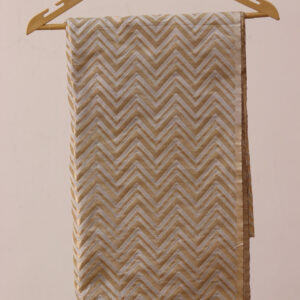 Dyeable Brocade Silk Fabric – Customizable Elegance