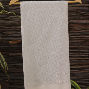 Dyeable Hand-Embroidered Georgette Fabric